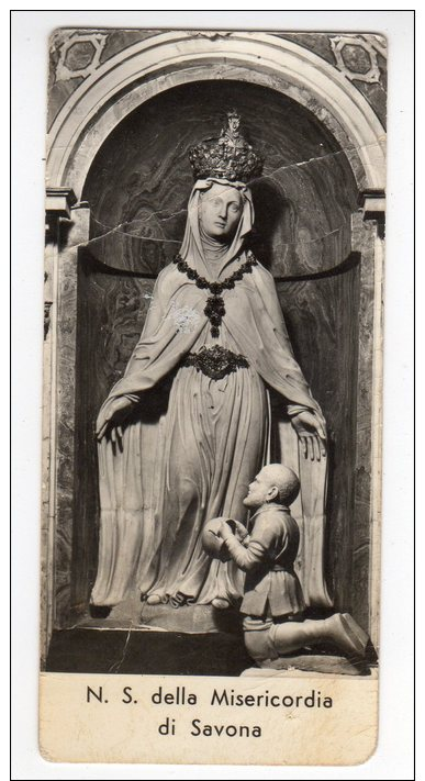Santino  Nostra Signora Della Misericordia Di Savona - Image Pieuse, Holy Card - Devotion Images
