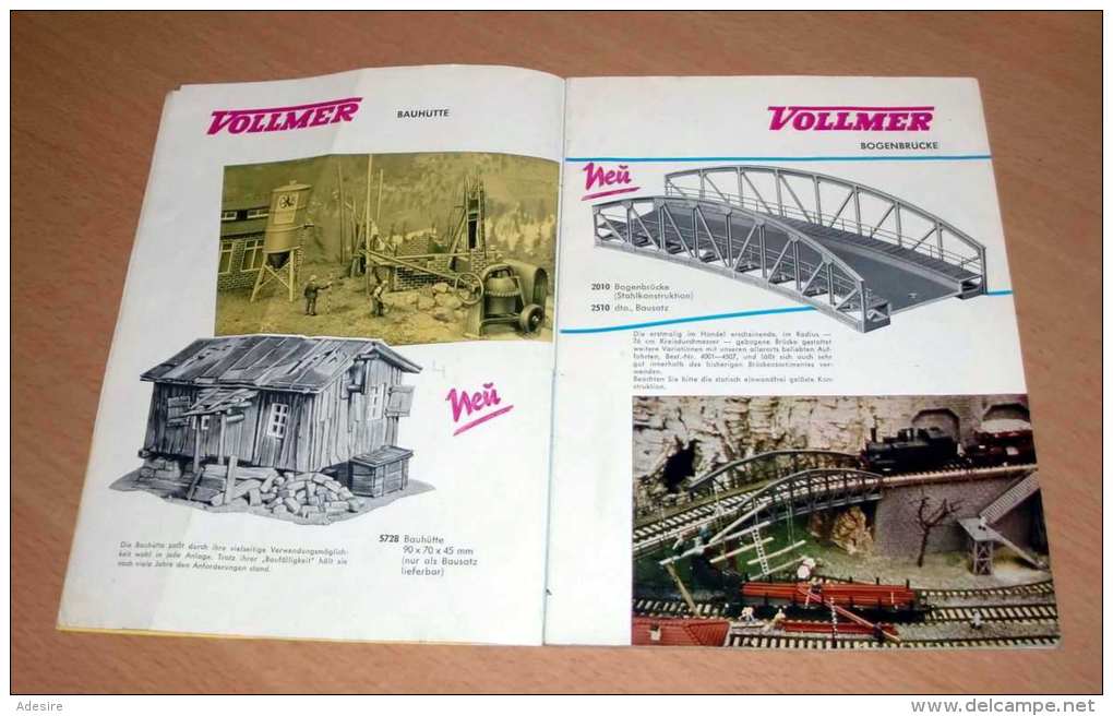 Katalog Von VOLLMER 1960, Zubehörteile Für Modell Eisenbahner, Sehr Schöne Ausgefallene Stücke, Printed In West-Ger ... - Deutsch