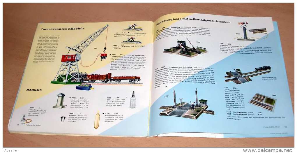 Katalog Von VOLLMER 1960, Zubehörteile Für Modell Eisenbahner, Sehr Schöne Ausgefallene Stücke, Printed In West-Ger ... - Allemand