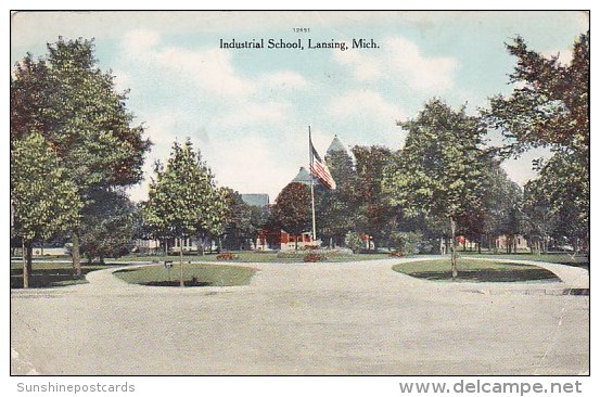 Industrial School Lansing Michigan 1909 - Lansing