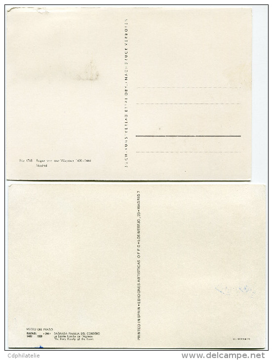 TCHAD CARTES MAXIMUM DES PA 165/168 TABLEAUX OBLITERATION 1er JOUR N'DJAMENA 15 DEC 75 - Tchad (1960-...)