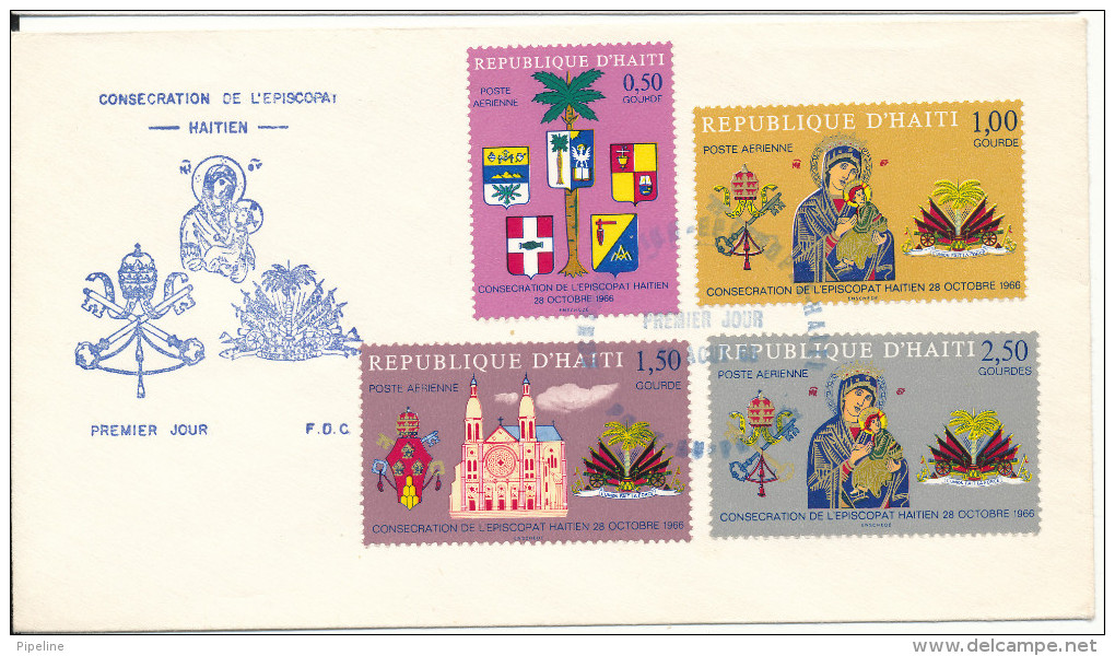 Haiti FDC 1968  Haiten With Cachet - Haïti