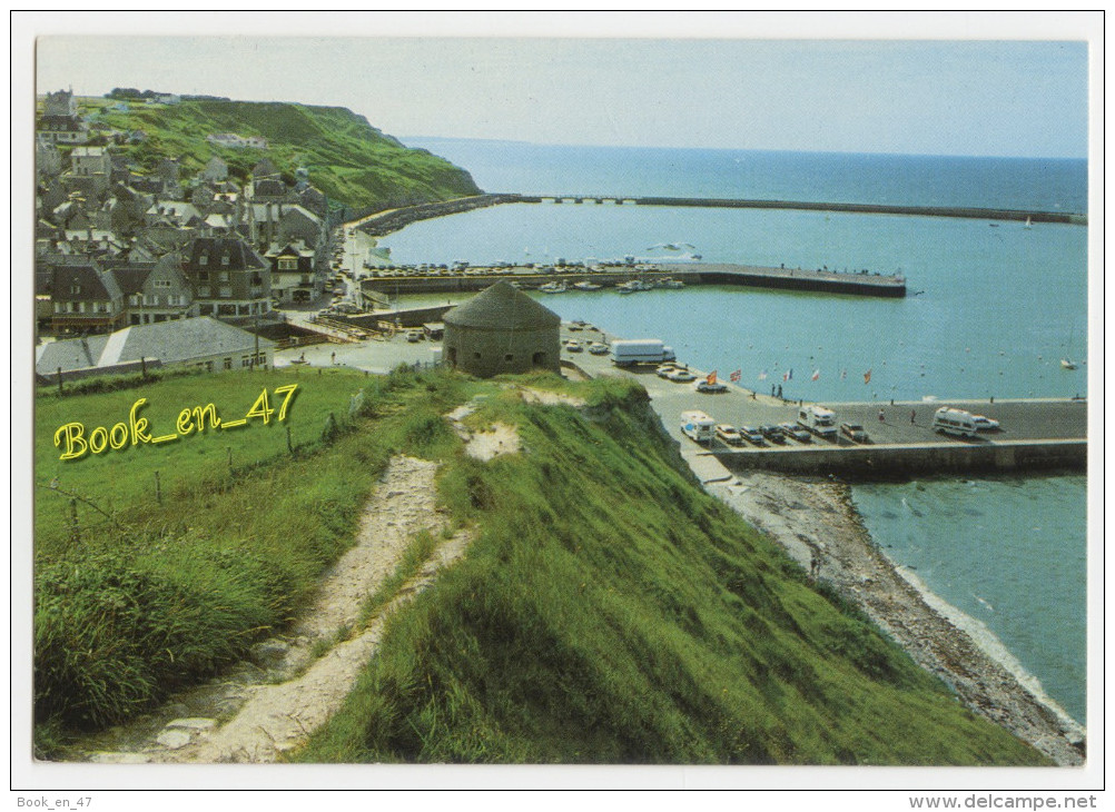 {36699} 14 Calvados Port En Bessin , L' Avant Port Et La Tour Vauban ; Animée , Voitures, Camping Car , Camion - Port-en-Bessin-Huppain