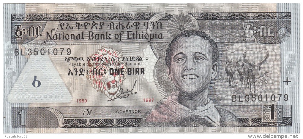 Etiopia 1 Birr 1997 Non Circolata - Ethiopia