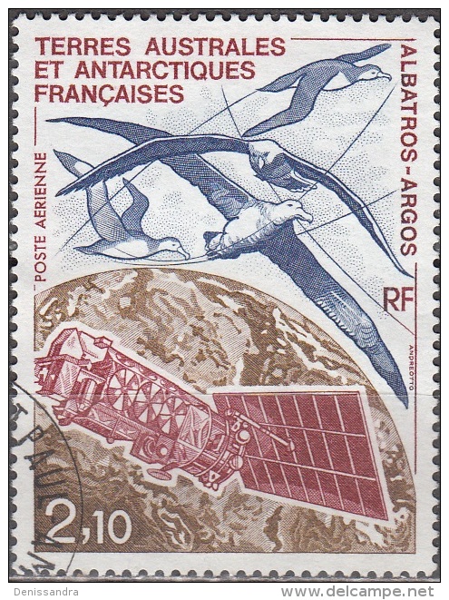 TAAF 1991 Michel 281 O Cote (2005) 1.00 Euro Albatros, Globe Terrestre Et Satellite Cachet Rond - Oblitérés