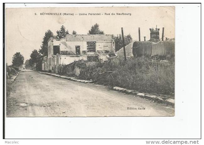 51 BETHENIVILLE USINE PERARDEL - Bétheniville