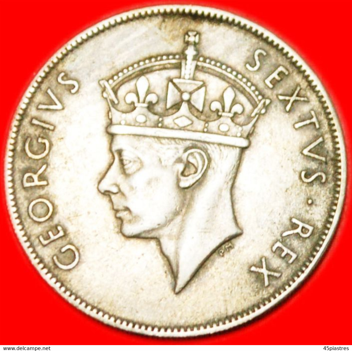 * GREAT BRITAIN LION EAST AFRICA 1 SHILLING 1952! George VI (1937-1952) LOW STARTNO RESERVE! - Colonie Britannique