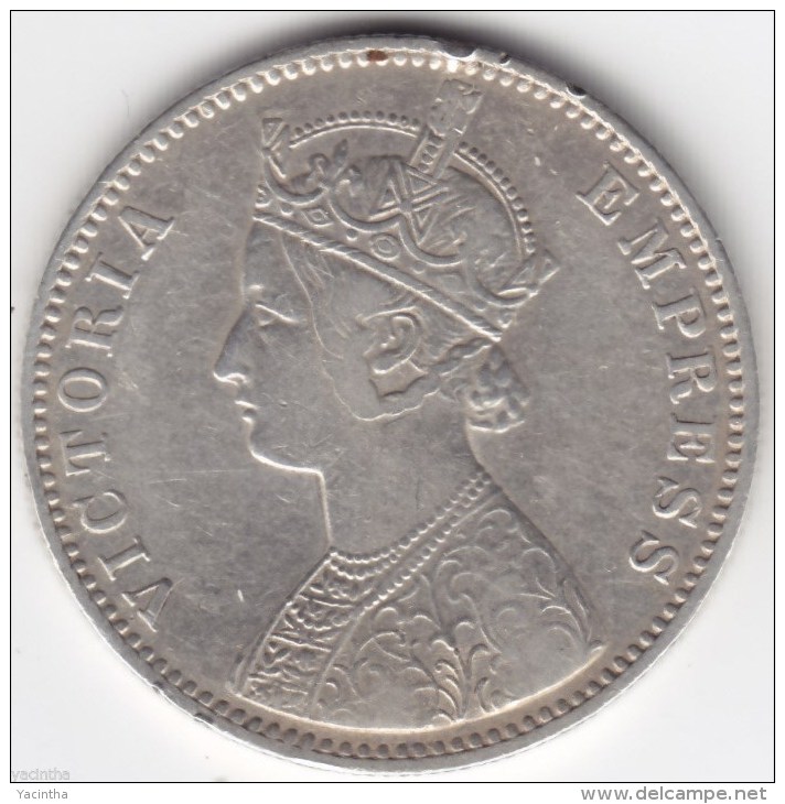 @Y@    BRITISH India   1 Rupee 1901 VF (2338) - Indien