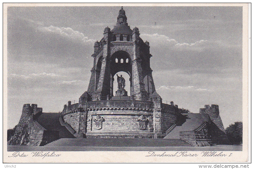AK Porta Westfalica - Denkmal Kaiser Wilhelm I.  (11743) - Minden