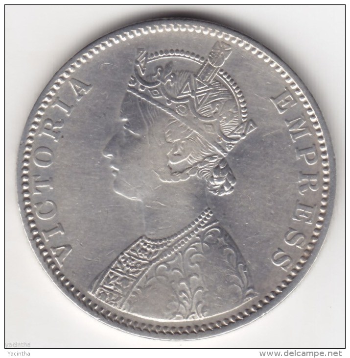 @Y@    BRITISH INDIA 1 Rupee 1901 High Grade (2337) - Inde