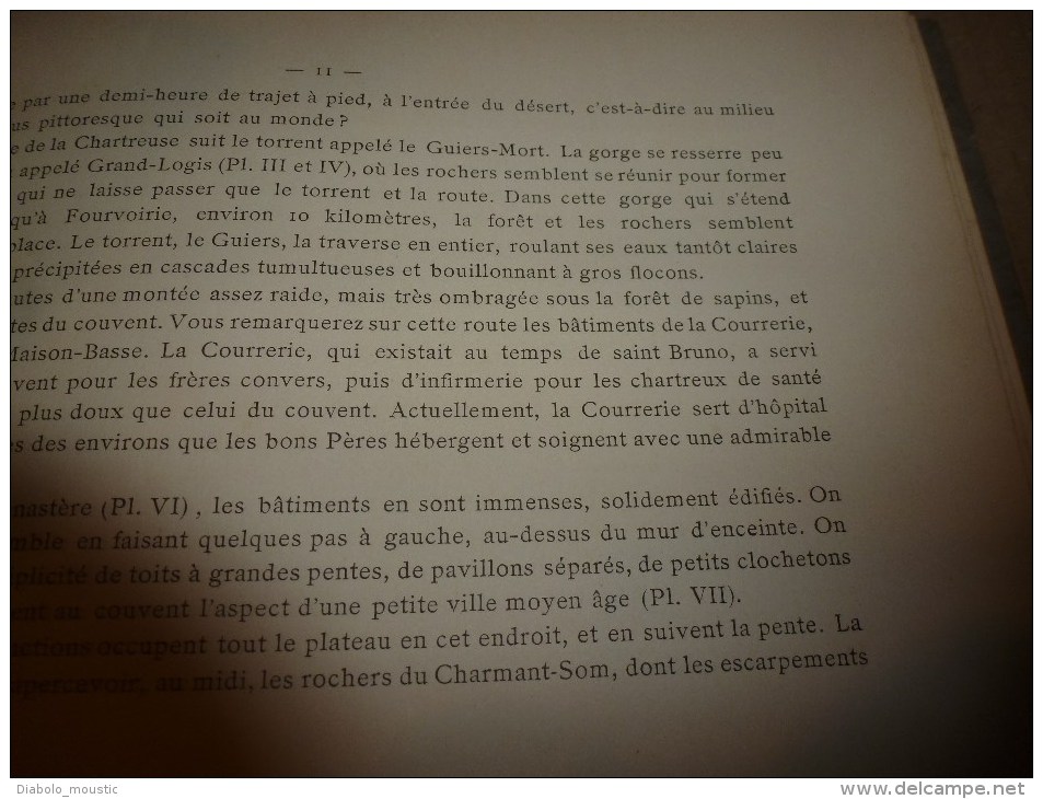 1900 ? Voyage Circulaire à LA GRANDE CHARTREUSE Et AIX-les-BAINS (avec Photos) Edition Compagnie Chemins De Fer PLM - Spoorweg