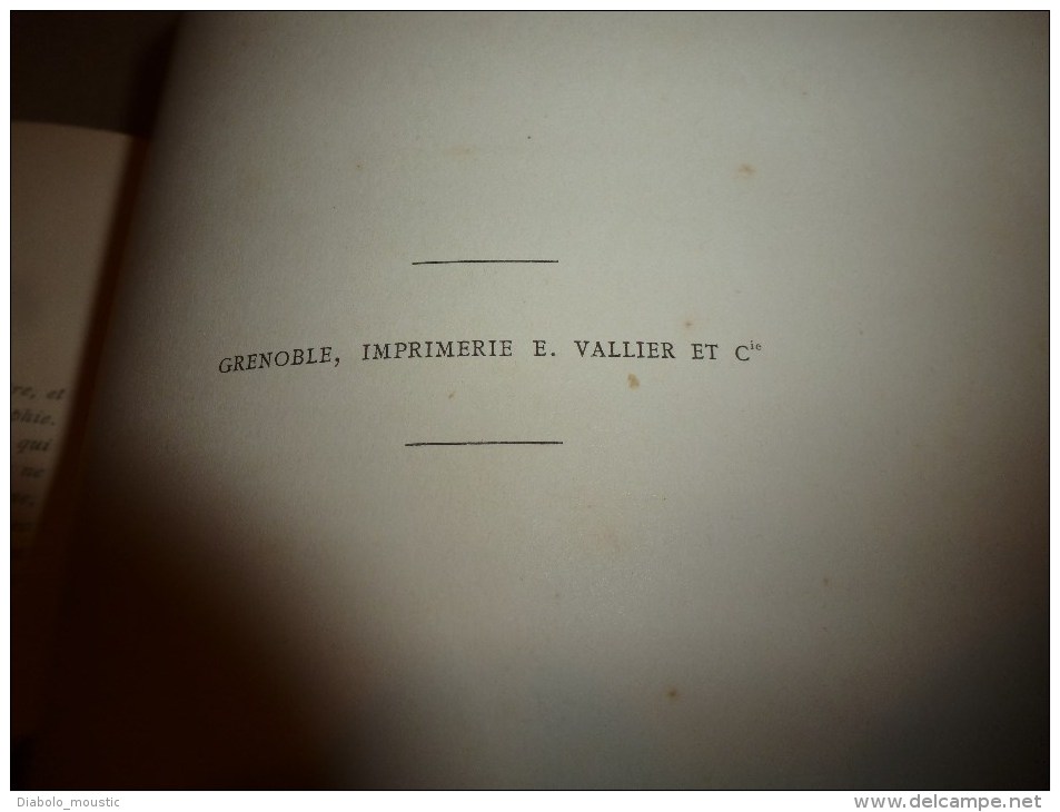 1900 ? Voyage circulaire à LA GRANDE CHARTREUSE et AIX-les-BAINS (avec photos) Edition Compagnie Chemins de Fer PLM