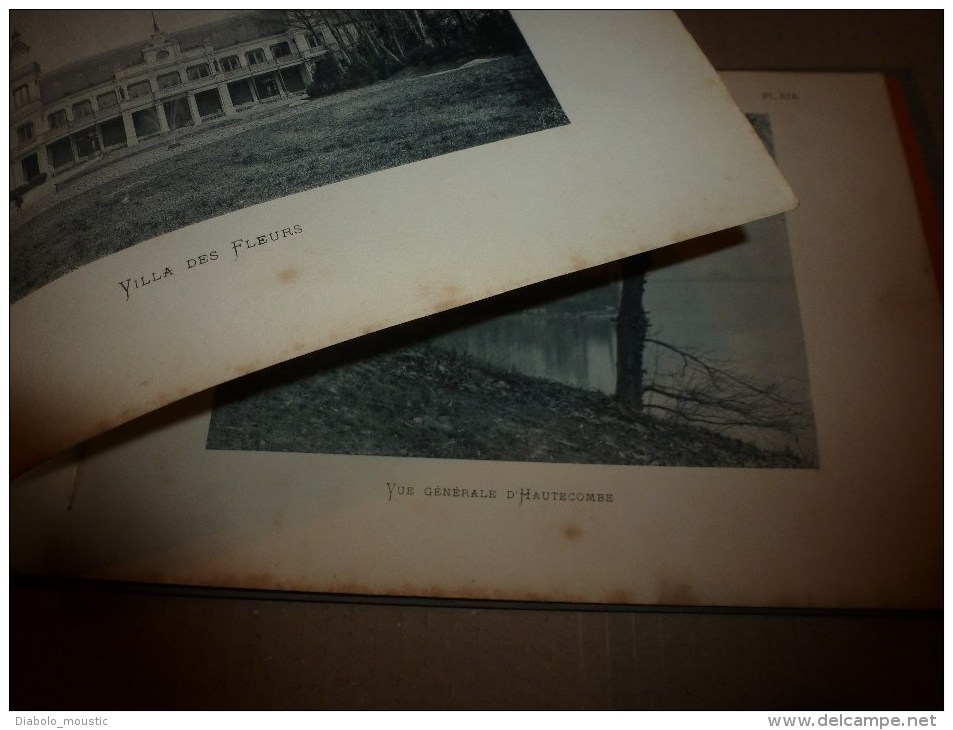 1900 ? Voyage circulaire à LA GRANDE CHARTREUSE et AIX-les-BAINS (avec photos) Edition Compagnie Chemins de Fer PLM