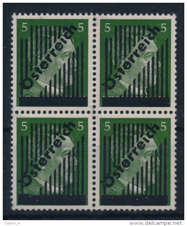 **Österreich Austria 1945 ANK 668 Ix Mi 668 Ia (4x4) 14 Gitterlinien Glatter/smooth Gummi MNH - Ungebraucht