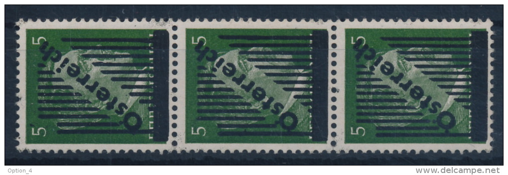 **Österreich Austria 1945 ANK 668 Iy+x+z Mi 668 Ib+a+c 13+14+15 Gitterlinien Strip Streifen Glatter/smooth Gummi MNH - Ungebraucht