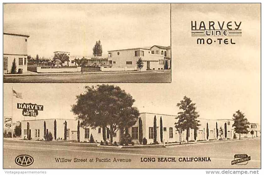 235785-California, Long Beach, Harvey Line Motel, Willow Street & Pacific Avenue, Associate Service No 0534 - Long Beach