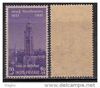 MNH India, 1957 Indian Universities, Bombay University - Nuevos