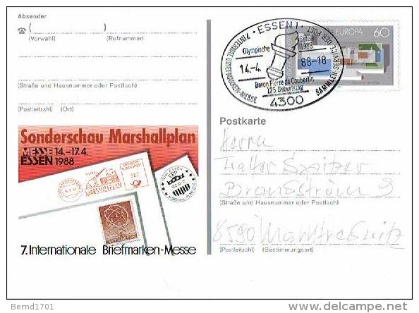 Germany - Sonderstempel / Special Cancellation (D657) - Geïllustreerde Postkaarten - Gebruikt