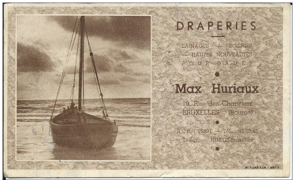 Draperies - Max Hurieux ,19 Rue Des Chartreux ,Bruxelles - Textile & Clothing