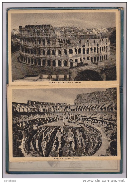 CARNET 32  PHOTOS NON DETACHABLES(avec Description Au Do) MONUMENTS  ROME II - Collections & Lots