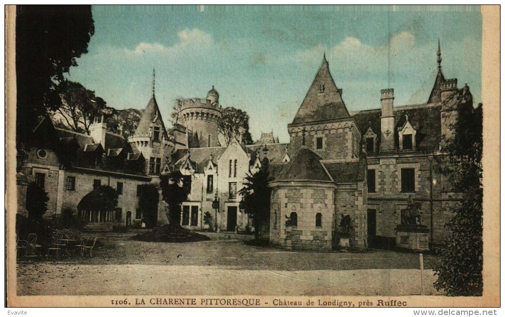 CPA  (16)      Château De LONDIGNY  ,  Près RUFFEC  - - Ruffec