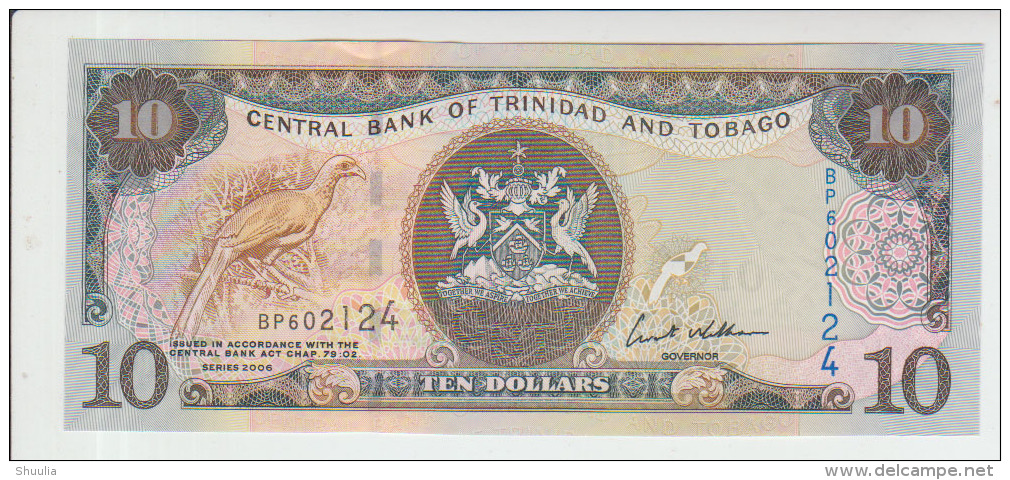 Trinidad And Tobago 10 Dollars 2006 Pick 48 UNC - Trinidad & Tobago