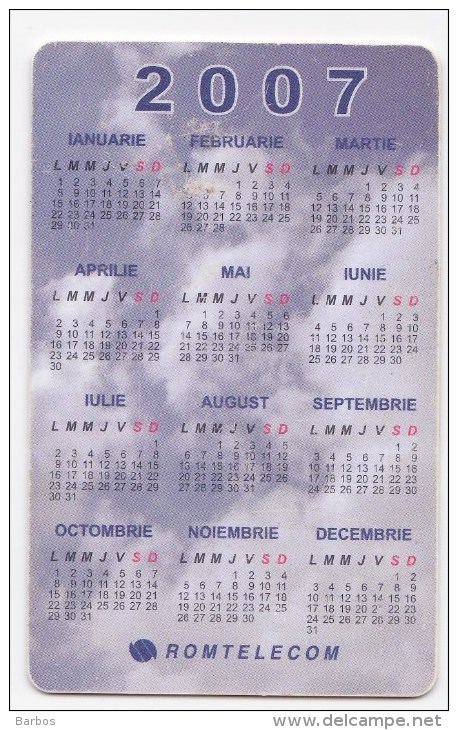 Romania ,  Phonecard  , 2008 , Flowers , Calendar, Used - Romania