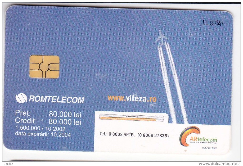 Romania ,  Phonecard  , 2002 , Space , Arttelecom , Used - Romania