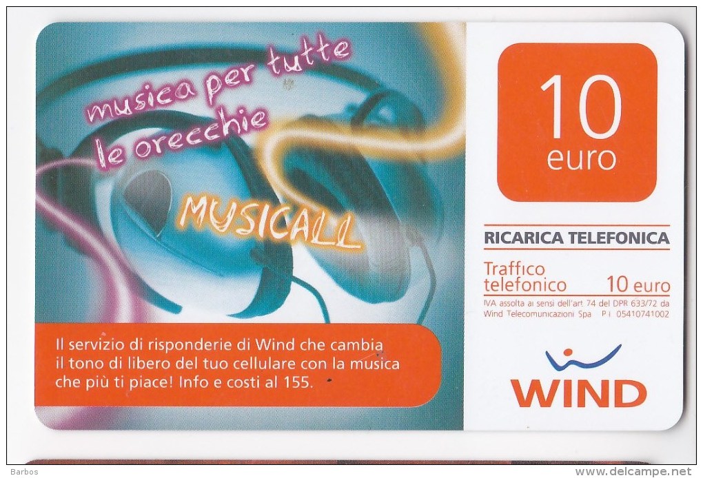 Italy ,  Phonecard Prepaid  ,  Used - GSM-Kaarten, Aanvulling & Voorafbetaald