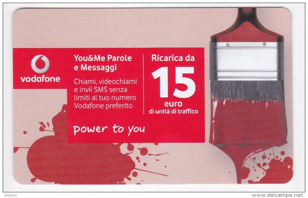 Italy ,  Phonecard Prepaid  ,  Used - GSM-Kaarten, Aanvulling & Voorafbetaald