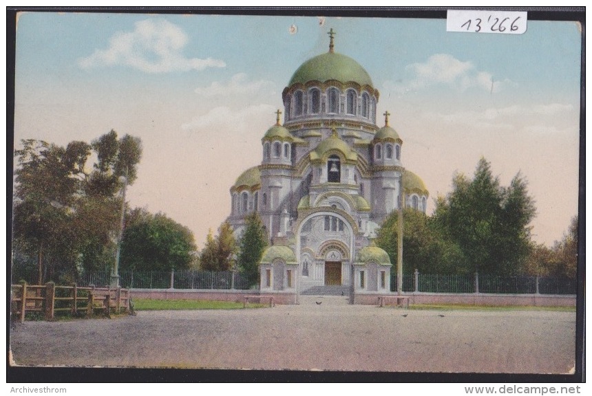 Orenbourg : Cathédrale Kazansky ; Deux Trous D'épingle En Haut Au Milieu (scan) (13´266) - Russie