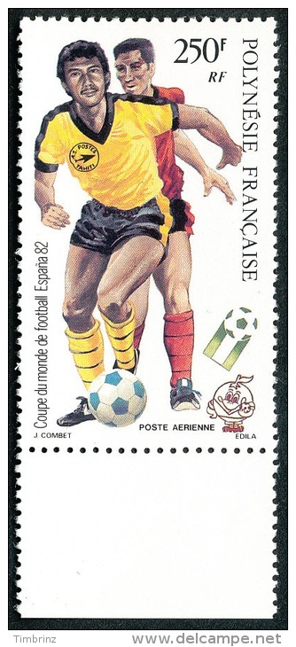 POLYNESIE 1982 - Yv. PA 168 ** TB Bdf  Faciale= 2,10 EUR - Coupe Du Monde De Football ESPANA´82 ..Réf.POL22061 - Neufs