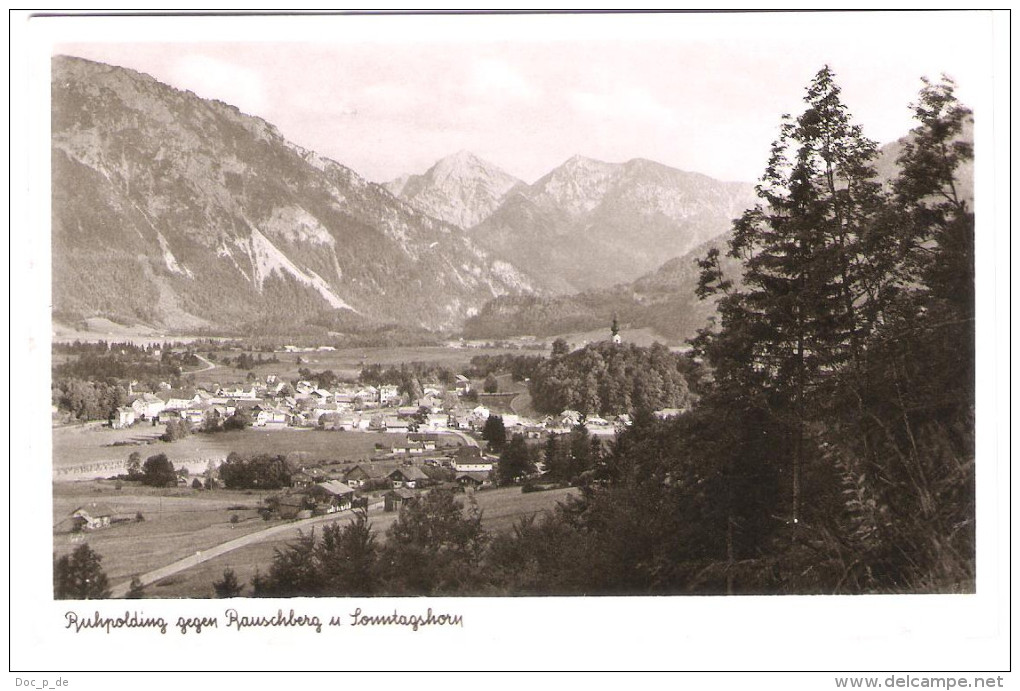 Deutschland - Ruhpolding Gegen Rauschberg Und Sonntagshorn - Ruhpolding