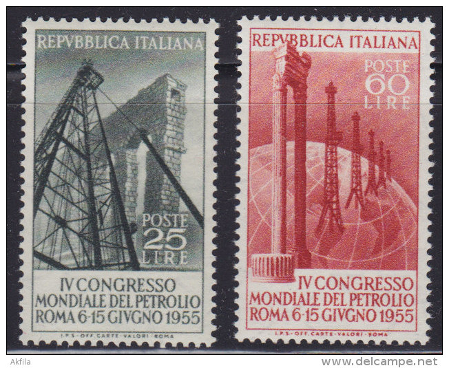 1228(4). Italy, 1955, World Oil Congress, MNH (**) Michel 941-942 - 1946-60: Nuovi