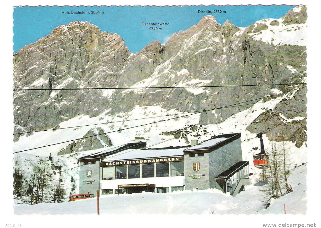 Österreich - A-8972 Ramsau Am Dachstein - Steiermark - Talstation Der Dachsteinsüdwandbahn - Seilbahn - Bahn - - Ramsau Am Dachstein