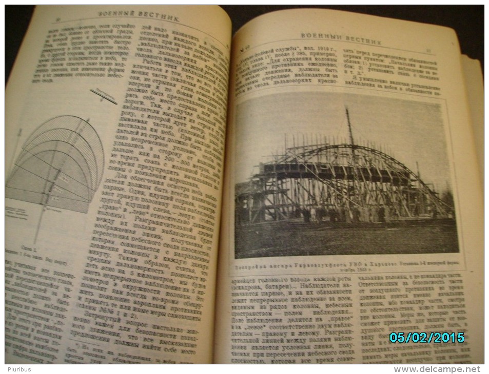 1923 -no.40  RUSSIA MILITARY JOURNAL VOENNYI VESTNIK , AVANT GARDE ILLUSTRATIONS , PHOTOS , 0 - Autres & Non Classés