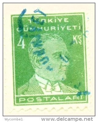 TURKEY  -  1931 To 1954  Kemal Attaturk Definitive  4k  Used As Scan - Used Stamps