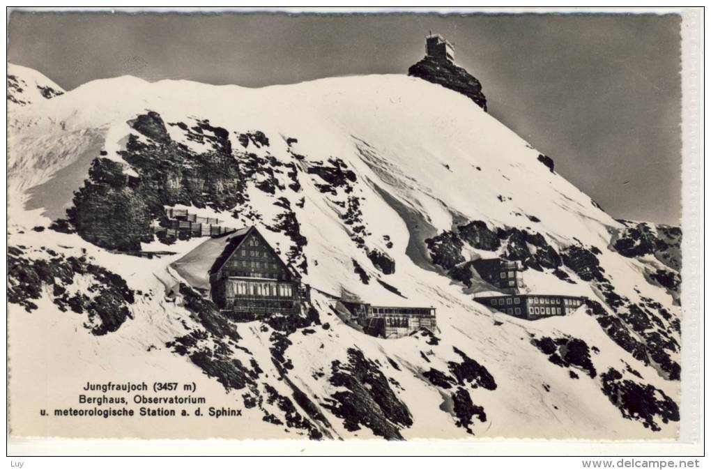 JUNGFRAUJOCH - Sphinx-Observatorium, Berghaus, U. Meteorologische Station - Astronomia