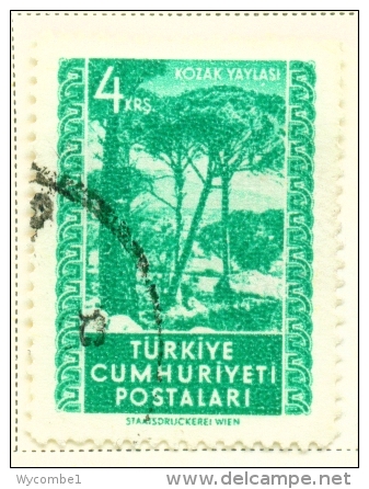 TURKEY  -  1952  Views And Attaturk Issues  4k  Used As Scan - Usati