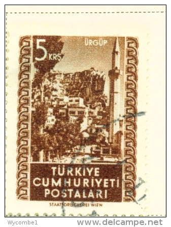 TURKEY  -  1952  Views And Attaturk Issues  5k  Used As Scan - Usati