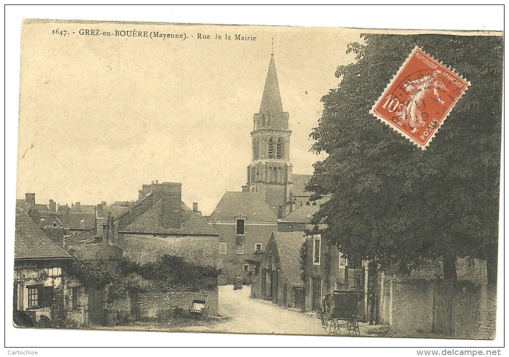 CREZ EN BOUERE-Rue De La Mairie - Crez En Bouere