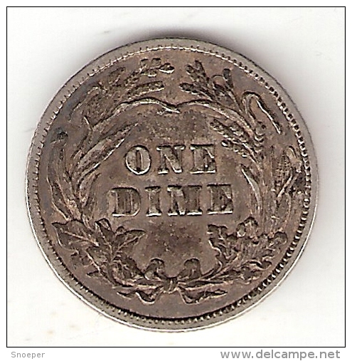 *usa  1 Dime    1902 Km  113   Xf !!!! - 1892-1916: Barber