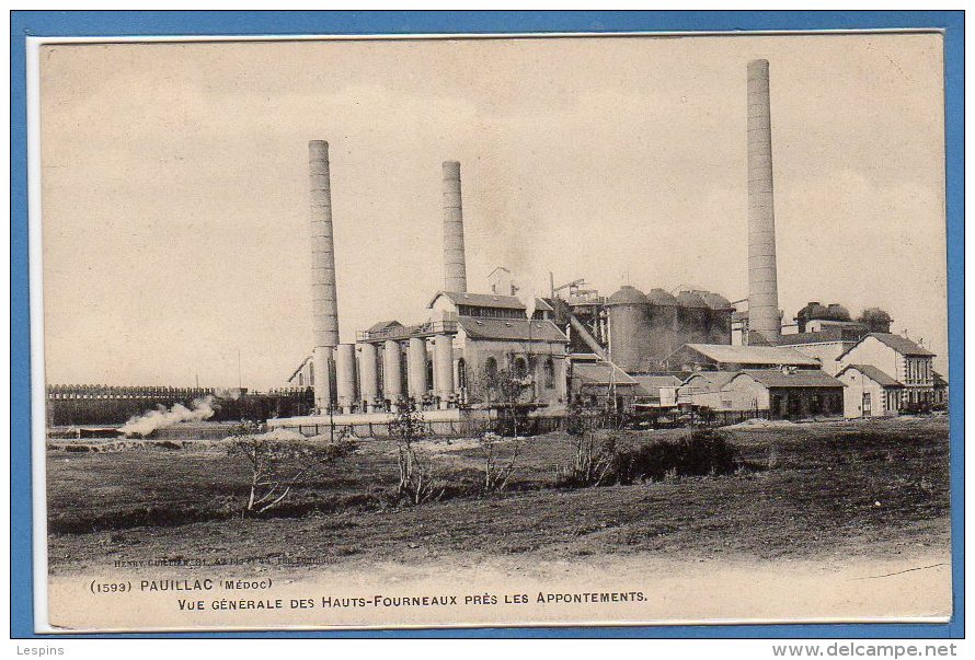 33 - PAUILLAC -- Vue Générale Des Hauts Fourneaux .... - Pauillac