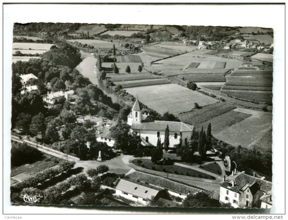 CP - CAMBO LES BAINS (64) L Eglise Vue Aerienne - Cambo-les-Bains