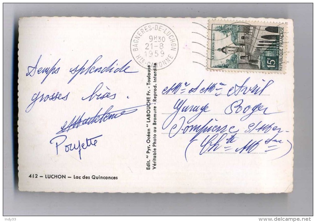 - FRANCE 1950/59 . N°1106 Y&T SUR CP . VARIETES DE COULEURS . - Lettres & Documents