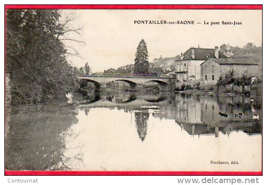 CPA 21 PONTAILLER SUR SAONE Le Pont St JEAN - Autres & Non Classés