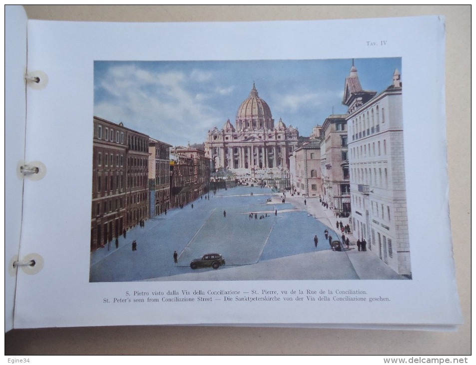 Editore Enrico Verdesi - ROMA - 100 Tavole in Tricromia / 100 Planches Photographies en couleurs