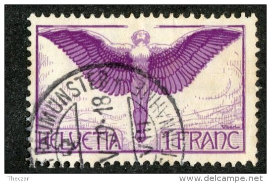 5355 Swiss 1924  Mi.# 191z  (o)  Scott # C12a  (cat. 4.€) -- Offers Welcome! - Used Stamps