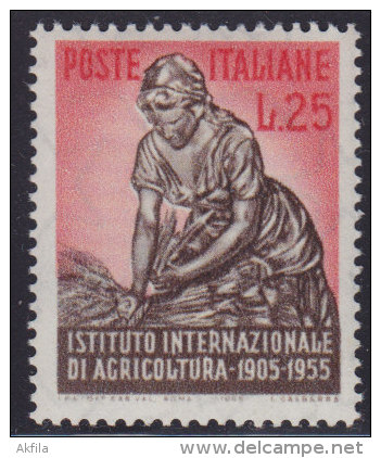 1228(13). Italy, 1955, 50 Years Of Agricultural Institute, MNH (**) Michel 949 - 1946-60: Nuovi