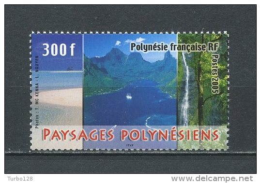 POLYNESIE 2005  N° 754 ** Neuf = MNH Superbe Paysages Landscapes - Nuevos